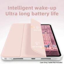 Casing Pelindung Tablet 3 Lipat, Kompatibel dengan Honor Pad X8a, Tekstur Matte, Fitur Tidur/Bangun Cerdas, Slot Pena, Perlindungan Penuh Tahan Guncangan, Kompatibel dengan Honor Pad X9a/X9 Pro 11.5 Inch 2025 Tablet Shell, Casing Tab M11, Kompatibel dengan MatePad 11.5 S 2026, Casing MatePad, Kompatibel dengan MatePad SE 11 Inch, Pad2 11 Inch/ Pad SE 11 Inch Tablet Protective Shell, Kompatibel dengan Casing Pelindung Tablet iPad Generasi ke-10 - Berwarna merah muda - View 6
