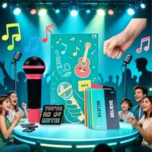 Board Game G Rab The Mic 250 Song Lyrics Voice Changer Family Karaoke Party Game 2-10 Player Fun Board Game Family Party Icebreaker Add More Fun To Parties Christmas Gift - Multicolor - View 3