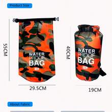 2/5/10/20/30L Outdoor Camouflage Waterproof Portable Dry Bag PVC Coated Swimming Bag, Suitable For River Hiking - Multicolor - View 7