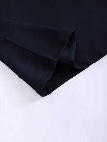 Men'S Black And White Patterned Casual Short-Sleeve T-Shirt For Spring, Summer, And Autumn. - 黑色 - 查看 4