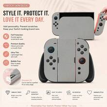 Pattern Fashion Creative Protective Film, Say Goodbye To Scratches, Bare-Handed Feel Sticker Suitable For Switch 2 Controller Body, Controller Creative Protective Film - View 11