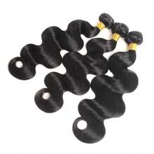 Uveous 100% Unprocessed Virgin Brazilian Human Hair Brazilian 22 20 18 Inch Body Wave 3 Bundles Hair Extensions Grade 8A Remy Human Hair Bundles Natural Black Color - SNatural - 查看 6