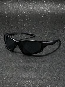 1 Pair European And American Style Full Frame Outdoor Sports Black Cycling Glasses - 純色 - 查看 13