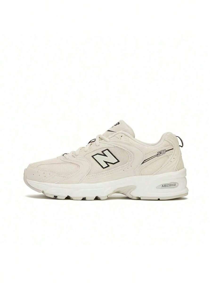 New Balance NB 530 Retro Cushioning And Breathable Low-Top Casual Urban Commuting Running Shoes, Unisex, Off-White, D Width - Off White - View 1