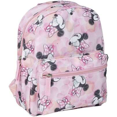 Cerdá Mochila infantil unissex com estampa da Minnie Mouse, rosa, pequena, produto oficial da Disney, perfeita para transportar livros, brinquedos ou material escolar.