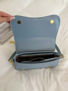 Fashionable Women's Crossbody Bag Suitable For Daily Outings, Travel, Shopping And Strolling - Blue - View 8