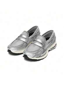 New Balance 1906L Comfortable Slip-On Loafers, Casual Wear, Unisex, Silver-Grey - Silver - View 3