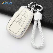 Casing Kunci Mobil TPU Baru, Untuk Ta 2018-2022 Camry, Corolla, Avalon, RAV4, dan Lainnya, Pelindung Remote Control Anti Jatuh & Tahan Aus, Pas Sempurna - Model  B - View 5