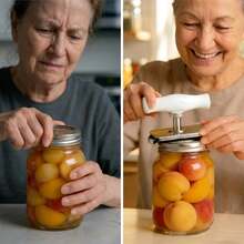 2pcs Weak Grip Can Opener, Jar & Bottle Lid Opener Suitable For Elderly With Arthritis - View 10