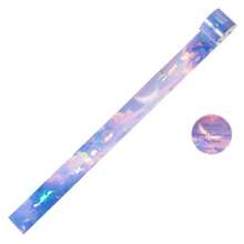 30mm*1m 夢幻星空 PET 和紙膠帶，復古雲朵、月亮 & 彩虹圖案防水可愛貼紙，DIY 手帳背景裝飾材料，多用途剪貼簿用品 & 日常學校辦公文具 - 圓形 - 查看 13