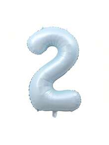 40 Inch Baby Blue Number Foil Balloon Birthday Anniversary Party Decoration Balloon Birthday Party Decor Arrangement - Baby Blue Number - View 5
