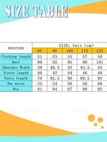 Tween Boy Cartoon Pattern & Letter Print Crew Neck Sweatshirt And Sweatpants Set - Royal Blue - View 6