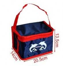 Compacta Bolsa Térmica Portátil 20,5x14x13,5 cm con Interior Aislante, Práctica Bolsa para Almuerzo para Oficinistas Estudiantes y Adultos, Ligera Bolsa Nevera para Oficina Picnic y Viajes, Bolsa Isotérmica Accesorio para Comida - Negro - Ver 11