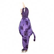 Adult Colored Cow 3D Inflatable Suit, Full Body Cartoon Doll Set, Halloween Party, Annual Party, Funny Cosplay Performance Costumes - Multicolor - View 2