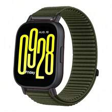 Tali Jam Tangan Nilon Anyaman 22mm untuk Redmi Watch 5 Active/5 Lite, Dapat Diatur dengan Magnet, Pas Aman, Tahan Lama, Tali Pengganti Olahraga untuk Jam Tangan Pintar - MultiWarna - View 12