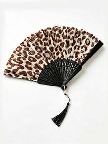 1 pieza Abanico plegable de mano vintage, adecuado para disfraces, actuaciones de danza, fiestas de té, decoración de bodas - Multicolor - Ver 4