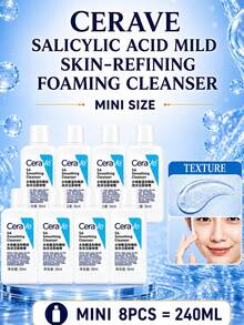 CeraVe Cetaphil 潔面凝膠 30ml*8入，溫和控油與去除黑頭，溫和去角質，日常與旅行護膚 - 絲塔芙水楊酸嫩膚溫和潔面啫咖哩30ml - 查看 11
