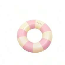 1pc Inflatable Swim Ring - Thickened PVC Material, Blue & Pink Striped, Perfect For Beach Parties And Swimming Pools - Multiple Styles - View 11