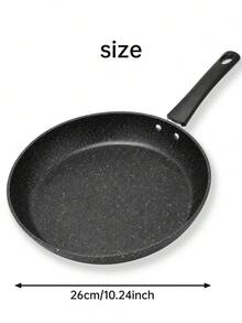 1pc Non-Stick Frying Pan, Premium Maifan Stone Coating, 4.7 Inch And 10 Inch Granite Flat Bottom Pan Set, Suitable For Induction And Gas Stoves, Heavy Duty Egg/Omelet/Steak Pan, Ideal For Stir-Frying And Grilling, Durable And Even Heating Kitchen Cookware, Perfect Gift - View 10