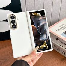 1pc Solid Color Popular Business Lightweight Shockproof Anti-Slip Smart Phone Case Fashionable Phone Cover Foldable Phone Case Protective Cover Foldable Phone Case Compatible With Galaxy Z Fold7 Galaxy Z Fold6 Galaxy Z Fold5 Galaxy Z Fold4 Can Be Used As Birthday Gift Graduation Gift Back To School Gift - Multicolor - View 31