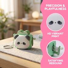 Cute Cartoon Mini Toaster Fidget Toy Keychain, Hand Crank Pop-Up Toast Machine Bag Charm Key Ring Gift - Unisex - View 4