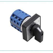 Reversible Rotary Key For Three-Phase Motors LW26-20A, 3 Positions Blue - one-size - View 4