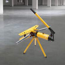 SENDERPICK Manual Tube Bender Manual Hydraulic Pipe Bender Manual Pipe Bender Set - Amarillo y negro - Ver 5