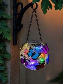Solar Butterfly Lights And Solar Garden Lights, Suitable For Yard Decor, Outdoor Spaces, Gardens, Lawns, Pathways, Fences, Porches, Parks, Walls, Patios, Parties, And Other Outdoor Areas - Round - View 14