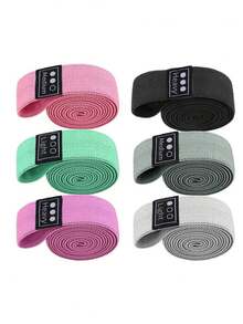 Yoga Elastikband Yoga Fitness Dehnband Tanz Widerstandband für Männer und Frauen Fitness Heimgym Ideal für Sport Krafttraining Bodybuilding und Pilates Trainingsausrüstung Gym Zubehör - Verschiedenfarbig - Übersicht 8