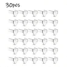 10/20/30 piezas Cubiertas de enchufe estándar de EE. UU., diseño transparente a prueba de descargas eléctricas, fácil de instalar, cubiertas de enchufe de plástico confiables - Multicolor - Ver 12