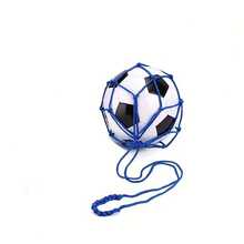 1 Portable Football Dribbling Training Device - Juggling Net Bag Nylon Net (Ball Not Included) - Blue - View 5
