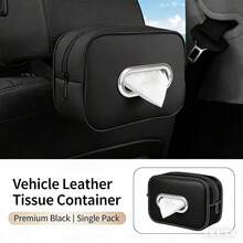 Fashionable Minimalist Leather Tissue Box - Perfect For Car, Home And Commercial Use, Featuring An Elegant Design Suitable For Living Room, Hotel And Restaurant. Durable And Practical Napkin Storage Bag To Enhance Your Space Decor - Multicolor - View 7