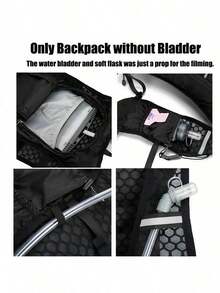 Waterproof Wear-Resistant Breathable Adjustable Outdoor Running Sports Backpack - Black - View 4