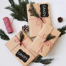200pcs Removable Chalkboard Sticker Labels For Home Kitchen Supplies, Book Labels, Office Labels, Office And Study Supplies/Stationery Stickers/Doodle Stickers, Birthday/Easter/Presidents' Day/Christmas/Family/Friends/Boys/Girls Gifts, Classmate School Label Stickers - 200pcs - View 3