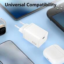 USB C 45W Fast Charger, GaN PD3.0 Portable USB C Plug Type C Charger, Compact Fast Charging, Suitable For Smartphones, Tablets, Laptops, Wall Charger - EU C Type Plug(220-240V) - View 7