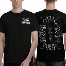 Singer Lola Indigo Tour 2026 New T Shirt Men Women Harajuku High Quality Fashion T-Shirt Vintage Oversized Short Sleeve T Shirts - 1 - 查看 2