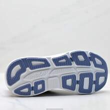 New Spring/Summer Bondi 9 Road Running Shoes, Breathable, Lightweight, Comfortable, Cushioned, Anti-Slip, All-Season, Unisex, Navy Blue - Navy Blue - View 3