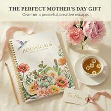 (28 Pages/300g Special Paper/191g/No Brush Included) Beginner Watercolor Painting Book, Plant & Flower Practice Workbook, With Step-By-Step Guide, Simple Guided Art Exercises, Relaxing Creative Hobby, Framable Artworks, Gift For Adult Women - Multicolor - View 5