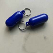 2pcs/Set Floating Boat-Shaped Keychain, Yellow Oval Floating Key Ring, Suitable For Boats, Water Sports Accessories, Suitable For Rowing, Surfing, Fishing And Outdoor Sports - Multicolor - View 7