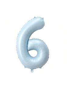 40 Inch Baby Blue Number Foil Balloon Birthday Anniversary Party Decoration Balloon Birthday Party Decor Arrangement - Baby Blue Number - View 9