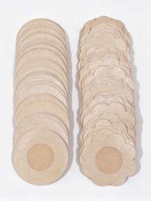 2/50/100pcs Disposable Nipple Covers, Seamless Breathable Self-Adhesive Invisible Breast Pads, Women's Lingerie Accessories, Low-Cut Evening Dress Bra, Anti-Exposure Nipple Covers, Wedding Photography Supplies, Bridal Accessories - One Size Fits All - View 2