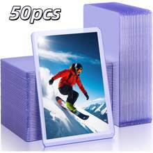 3/5/10/20/25/30/50/100Count 35Pt Topload Holders For Cards,Baseball Card Protectors, Made Of Hard Plastic,7.6x10.2cm Rigid Plastic Card Sleeves, Baseball Card Protectors Made Of Hard Plastic, Suitable For Baseball Cards, Game Cards, Trading Cards - Multicolor - View 8
