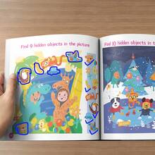 兒童專注力訓練活動書套裝,幼兒尋找與發現圖畫故事書,隱藏物品拼圖遊戲,提升專注力、觀察力與耐心的教育學習書,幼兒園安靜時間玩具禮物 - 兒童焦點圖書 - 查看 6