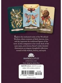 Tarot Of Woodland Wardens Deck, 52-Card Whimsical Forest Animal Tarot Cards With Guidebook, Nature Themed Divination Set VQJD - Default - View 11