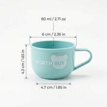 1 Stück 76/80ML 316 Edelstahl Kaffeebecher mit Griff, tragbarer Wasserbecher, isolierter Anti-Verbrühungs Trinkbecher, wiederverwendbarer Tee Milch Kaffeebecher, geeignet für Studenten und Erwachsene zur Verwendung in Schule, Büro, Reisen, Outdoor Camping, Picknick - Verschiedenfarbig - Übersicht 11