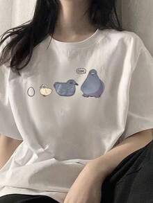 Women T-Shirts - White - View 1