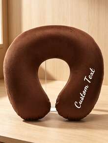 Customizable Personalized U-Shaped Travel Pillow - Ergonomic Neck Support Cushion, Suitable For Portable Use In Airplane, Car, Office And Home - Multicolor - View 5