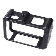 Jaula de cámara de aleación de aluminio, marco de protección con liberación rápida para disparo horizontal & vertical, compatible con cámara deportiva Action 5 Pro/4/3 - Ver 12