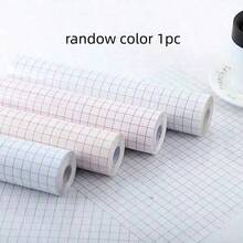 1 Roll Transfer Tape, Suitable For Vinyl Stickers, Signs, Window Decals - Grid Aligned, Transparent, Medium Adhesion, Red - Red - View 18