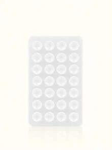 1 pièce Poignée de téléphone en silicone à double face, support de téléphone avec ventouse, support de téléphone adhésif mains libres, convient pour les selfies et les vidéos, support de téléphone avec prise pour les doigts, montable au mur, support de voiture, applicable pour la maison, le bureau, la salle de bain, la cuisine, facile à nettoyer, ne laisse pas de trace, doux au toucher, accessoire de téléphone réutilisable - Multicolore - Voir 12
